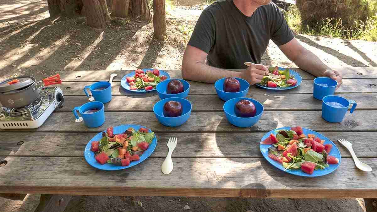  camping plastic dishes purchase price + quality test 