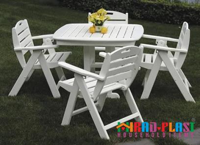 Price and purchase Plastic dining table set with complete specifications